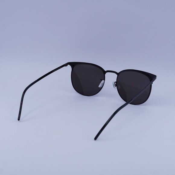 Saint Laurent SL 350 SLIM 003 Sunglasses Black Square Frame, Black Lenses - Picture 5 of 10